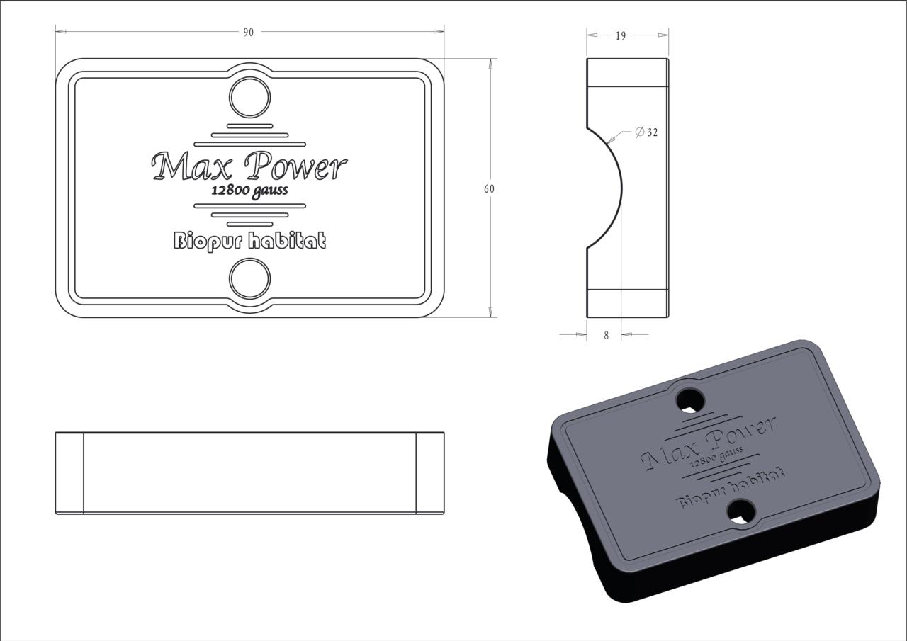 Technical diagram Max Power 12800